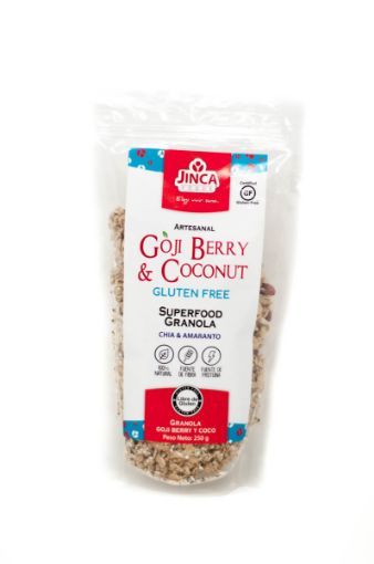 Imagen de GRANOLA  JINCA FOODS CHIA Y AMARANTO GOJI BERRY COCONUT 250 G 