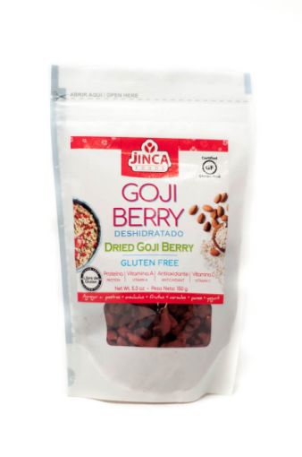 Imagen de SEMILLAS JINCA FOODS GOJI BERRY DESHIDRATADO GLUTEN FREE 150.00 G