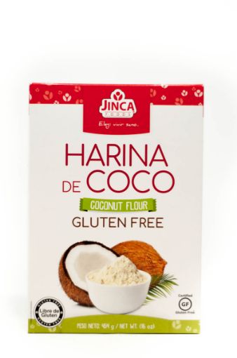 Imagen de HARINA DE COCO JINCA FOODS SIN GLUTEN 454.00 G