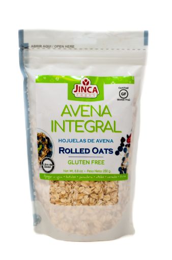 Imagen de AVENA JINCA FOODS INTEGRAL SIN GLUTEN EN HOJUELAS 250.00 g 