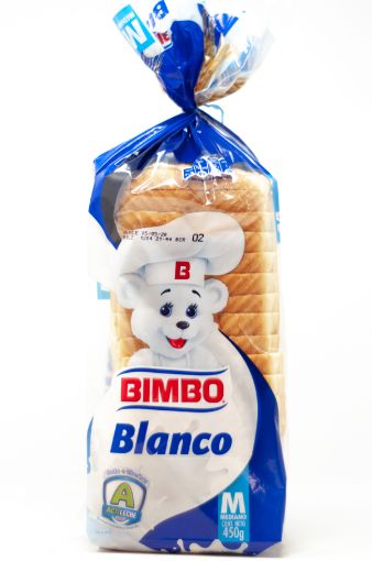 Imagen de PAN CUADRADO BIMBO BLANCO 450 G