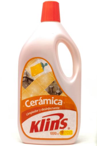 Imagen de LIMPIADOR Y DESINFECTANTE KLINS PARA CERAMICA BIODEGRADABLE AROMA CITRICOS 1000 ML