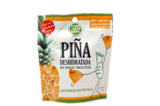 Imagen de PIÑA TODO NATURAL DESHIDRATADA EN TROCITOS  50 G