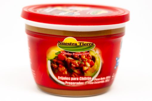 Imagen de FRIJOL NUESTRA TIERRA ENTERO PREPARADO PARA CHIFRIJO 285.00 G