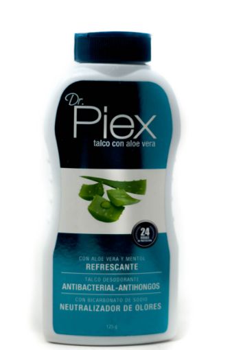 Imagen de TALCOS DR.PIEX ANTIBACTERIAL CON ALOE 125 G