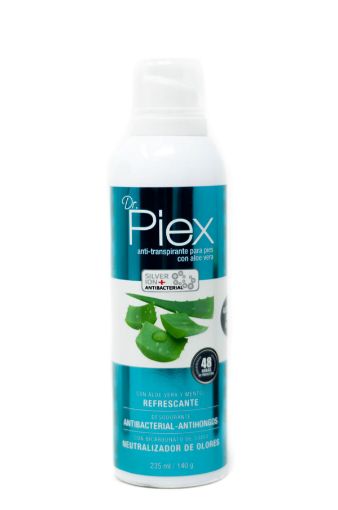 Imagen de TALCOS DR.PIEX ANTIBACTERIAL CON ALOE EN AEROSOL 235 ML