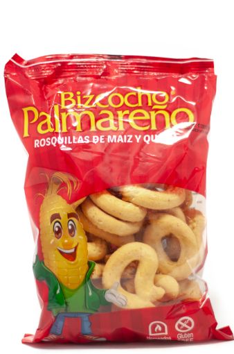 Imagen de BIZCOCHOS PALMAREÑO DE MAÍZ & QUESO 175 G