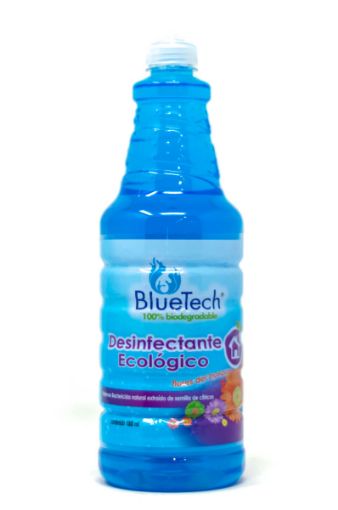 Imagen de DESINFECTANTE BLUETECH ECOLOGICO 100% BIODEGRADABLE AROMA FLORES DEL BOSQ 1000 ml 