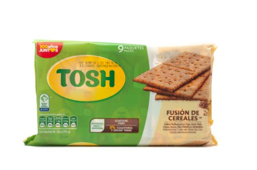 Imagen de GALLETA TOSH FUSION CEREALES 9 UND 256 G