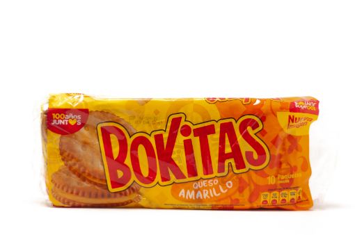 Imagen de GALLETA POZUELO BOKITAS QUESO AMARILLO 10 UND 362 G 