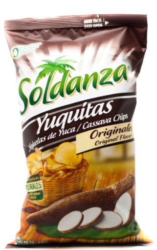 Imagen de HOJUELAS DE YUCA SOLDANZA YUQUITAS 135 G