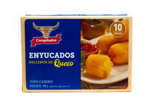 Imagen de ENYUCADO EL ARREO CONGELADO RELLENO DE QUESO 10 UND 440 G