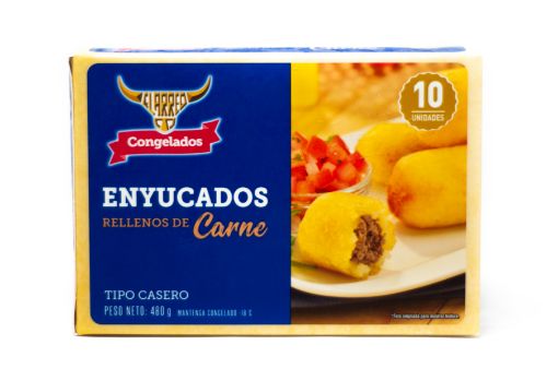 Imagen de ENYUCADO EL ARREO CONGELADO RELLENO DE CARNE 10 UND 480 G