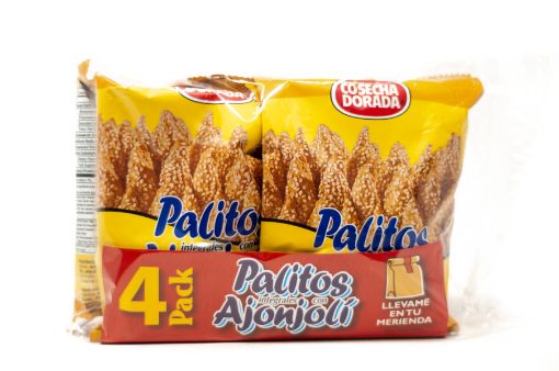 Imagen de PALITOS COSECHA DORADA DE AJONJOLÍ INTEGRALES 4 UND 180.00 G