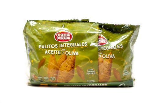 Imagen de PALITOS INTEGRALES COSECHA DORADA CON ACEITE DE OLIVA 4 PACK 200.00 g 