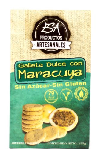 Imagen de GALLETA ESA PRODUCTOS ARTESANALES CON MARACUYA 135 G