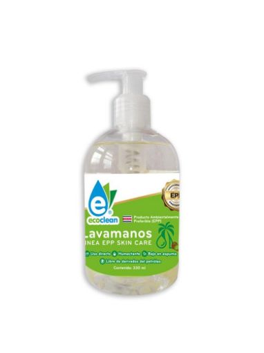 Imagen de JABON LIQUIDO ECOCLEAN LAVAMANOS 330 ml 