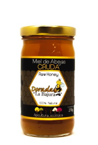 Imagen de MIEL DE ABEJA DORADA DE LA BAJURA CRUDA 270 G