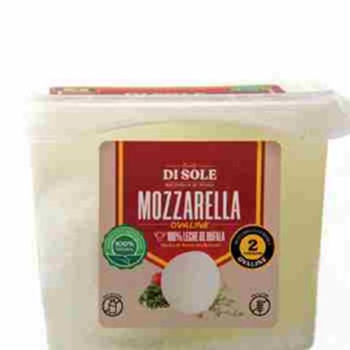 Imagen de QUESO MOZZARELLA DE BÚFALA BOCATTO DI SOLE OVALINE 550.00 G