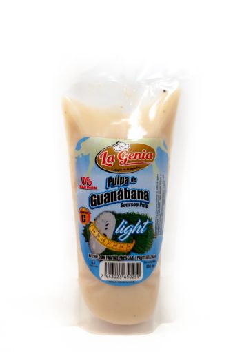 Imagen de PULPA LA GENIA DE GUANABANA LIGHT 330 ML