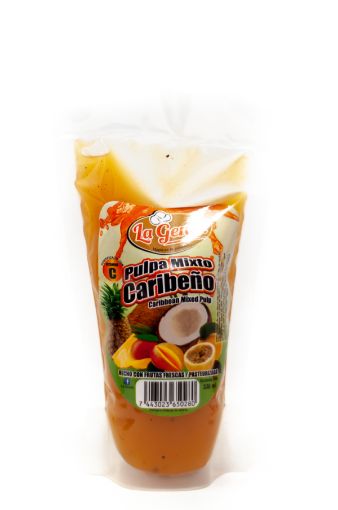 Imagen de PULPA LA GENIA MIXTO CARIBEÑO 330 ml 