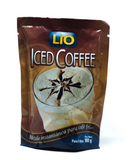 Imagen de MEZCLA LIO ICED COFFEE EN POLVO PARA CAFÉ FRIO 100 g 