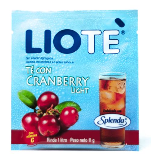 Imagen de BEBIDA LIOTÉ LIGHT EN POLVO TÉ CON ARÁNDANO 11.00 G