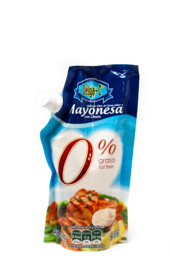 Imagen de ADEREZO DELGA-C FAT FREE TIPO MAYONESA 0% GRASA DOYPACK 400 G