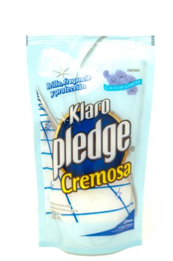 Imagen de CERA KLARO PLEDGE CREMOSA NEUTRA AROMA COUNTRY GARDEN 350 ML