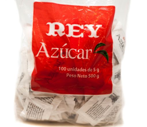 Imagen de AZÚCAR REY EN SOBRE 100 UND 500.00 G