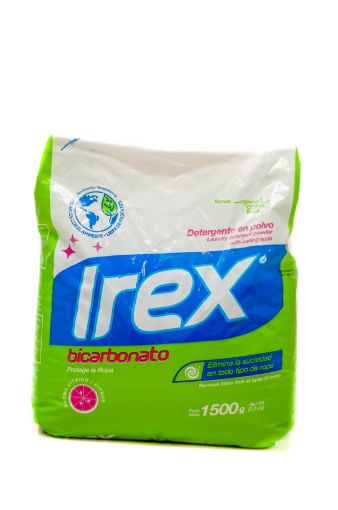 Imagen de DETERGENTE EN POLVO IREX BICARBONATO 1500 G