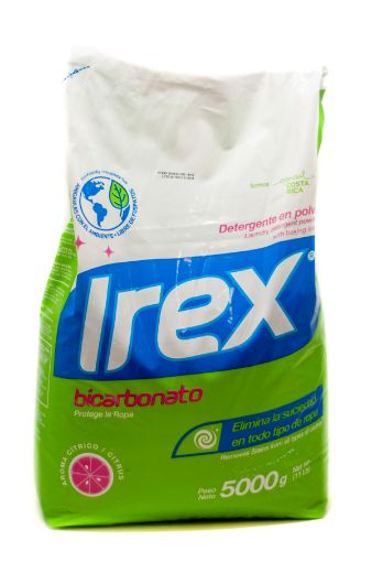 Imagen de DETERGENTE EN POLVO IREX BICARBONATO 5000 G