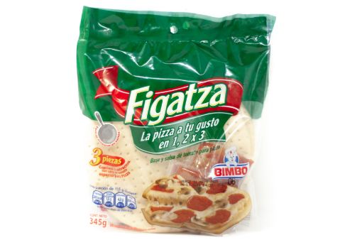 Imagen de BASE FIGATZA PARA PIZZA CON SALSA DE TOMATE 3 UND 345 G