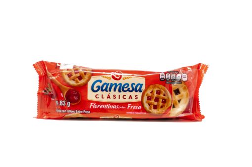 Imagen de GALLETA GAMESA FLORENTINA FRESA 83 G