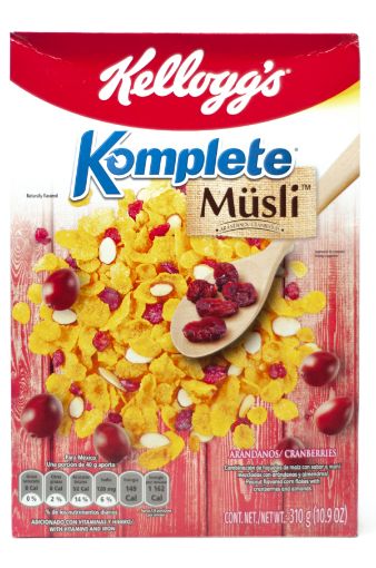 Imagen de CEREAL KELLOGGS MUSLI ARANDANOS CAJA 310 g 