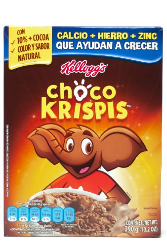 Imagen de CEREAL DE ARROZ KELLOGGS CHOCO KRISPIS SABOR CHOCOLATE CAJA 290 G