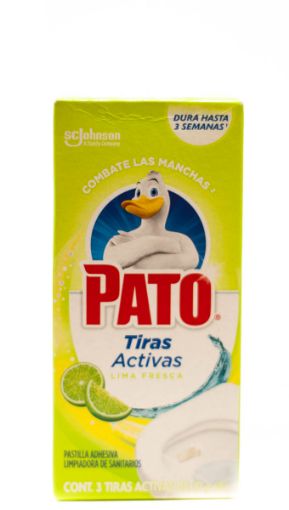 Imagen de LIMPIADOR PATO TIRAS ACTIVAS CITRICA 3 UND 30 G 