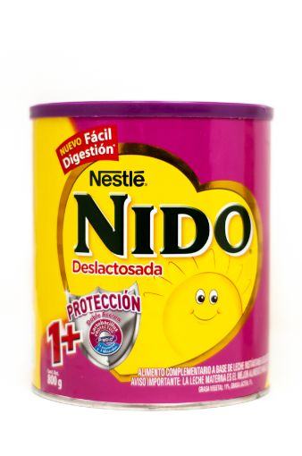 Imagen de BEBIDA NIDO NESTLÉ INFANTIL EN POLVO DESLACTOSADA PROTECCIÓN 1+ 800.00 G