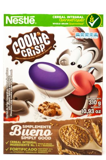 Imagen de CEREAL INTEGRAL NESTLE COOKIE CRISP CAJA 310 G