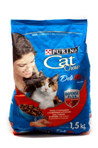 Imagen de ALIMENTO PURINA CAT CHOW DELIMIX PARA GATO ADULTO 1500.00 G