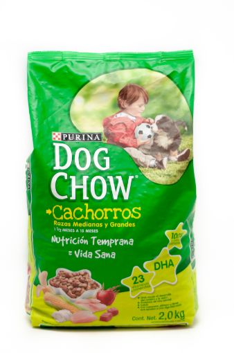 Imagen de ALIMENTO DOG CHOW PARA CACHORRO RAZA MEDIANA & GRANDE 2000.00 G