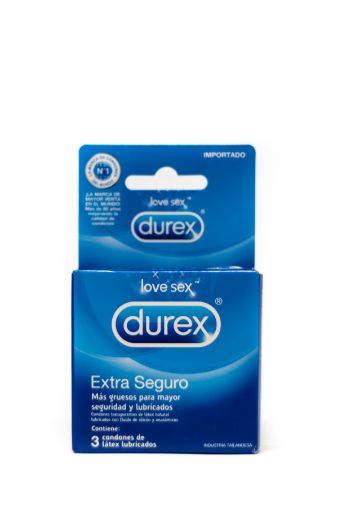 Imagen de PRESERVATIVO DUREX EXTRA SEGURO 3 UND