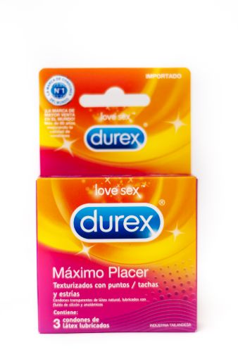 Imagen de PRESERVATIVO DUREX MAXIMO PLACER 3 UND