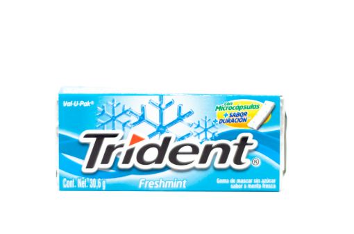 Imagen de GOMA DE MASCAR TRIDENT FRESHMINT MENTA 18 UND 31 g 