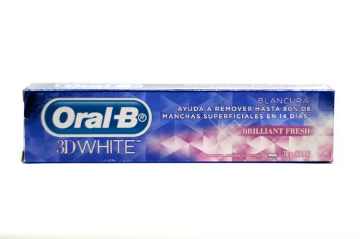 Imagen de CREMA DENTAL CON FLUOR ORAL-B 3DWHITE BRILLANT FRESH BLANCURA 53 ML