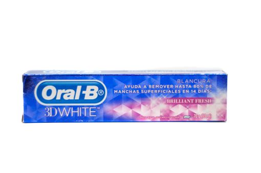 Imagen de CREMA DENTAL  ORAL-B CON FLUOR ORAL-B 3DWHITE 75,00 ml 