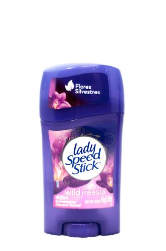 Imagen de DESODORANTE LADY SPEED STICK WILD FREESIA FLORES SILVESTRES  PARA MUJER EN BARRA 45.00 G