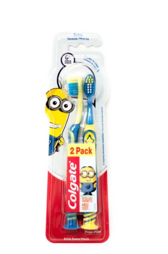 Imagen de OFERTA COLGATE CEPILLO DENTAL PARA NIÑO SUAVE 6+ 2 UND