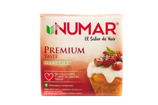 Imagen de MARGARINA NUMAR TASTE CAJA 4 UND 500 G