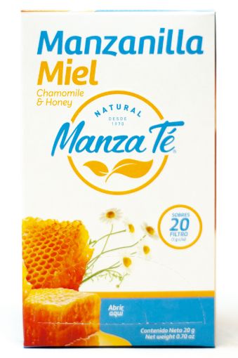 Imagen de TÉ DE MANZANILLA Y MIEL MANZA TÉ 20 UND 20 G